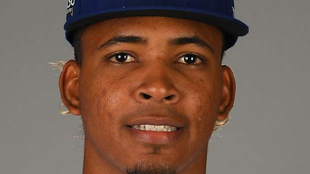 Feb 20, 2020; Glendale, Arizona, USA; Los Angeles Dodgers pitcher Edwin Uceta (92) is photographed during spring training media day at Camelback Ranch. Mandatory Credit: Jayne Kamin-Oncea-USA TODAY Sports